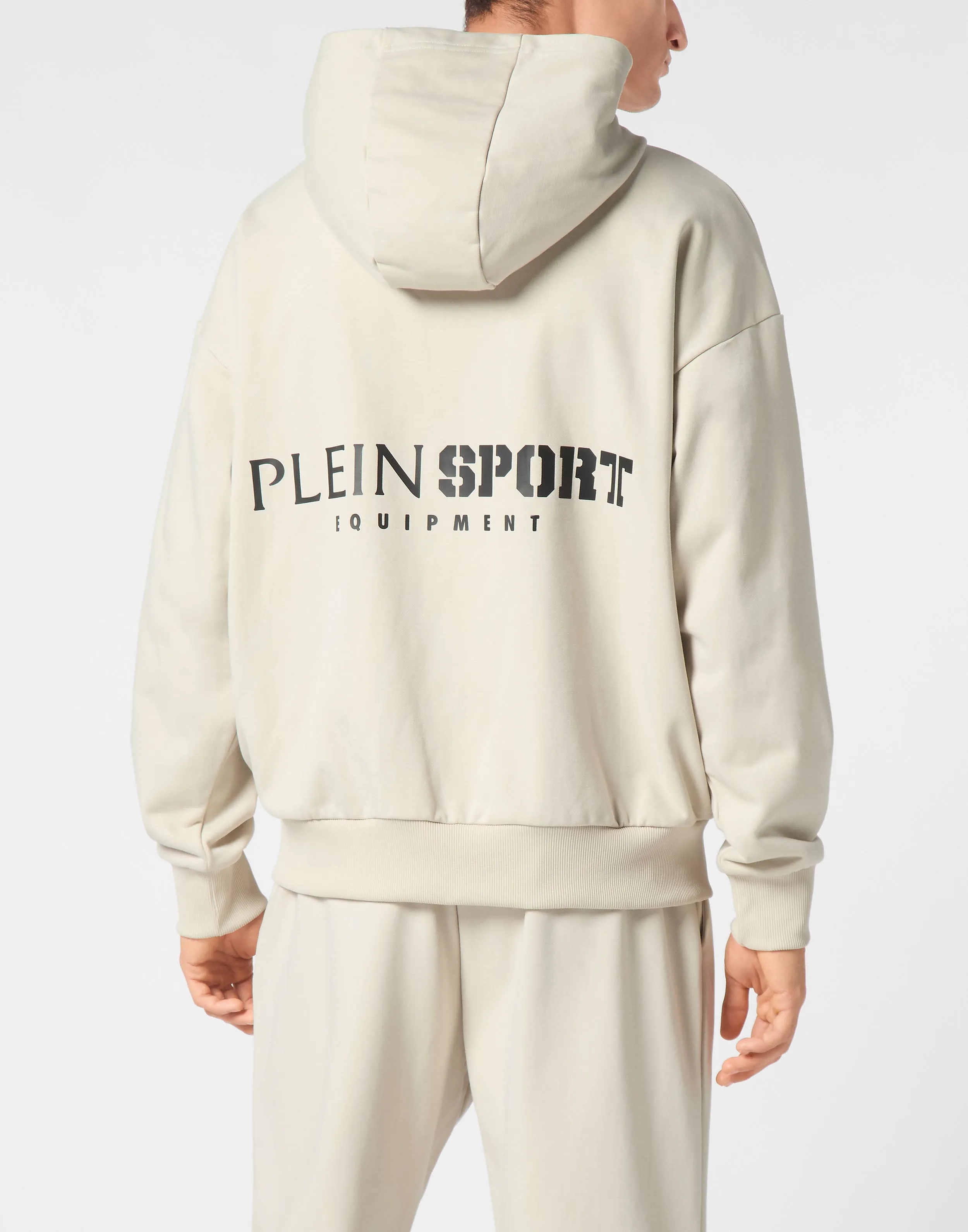 Oversize Zipped Hoodie Sweatshirt LS Scratch