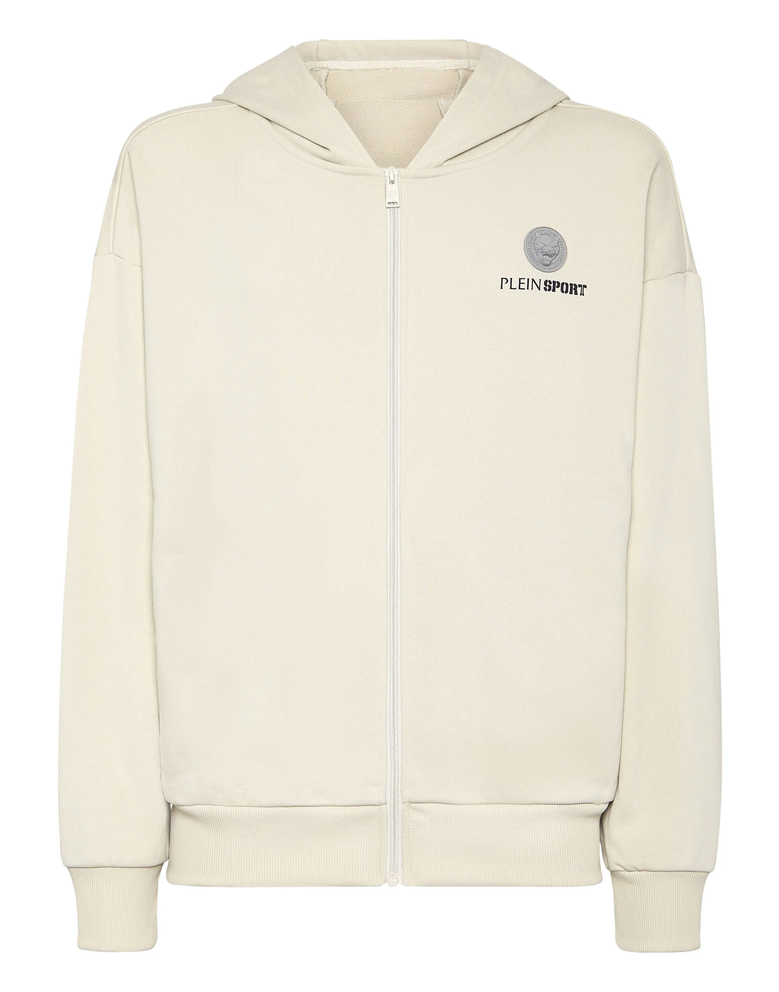Oversize Zipped Hoodie Sweatshirt LS Scratch