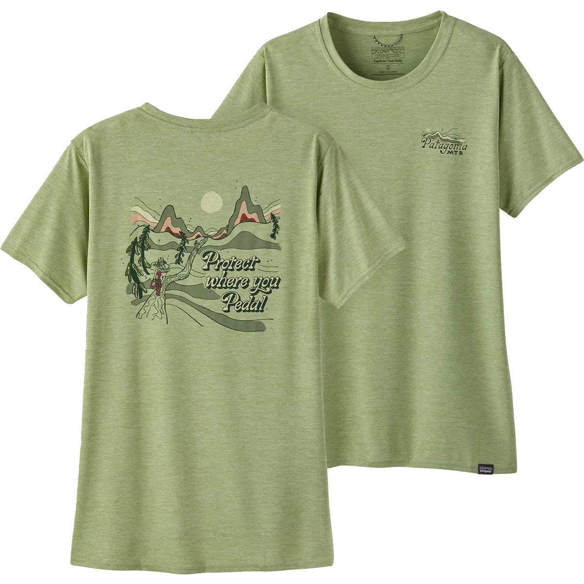 Patagonia Women's Cap Cool Daily Graphic Tee - Lands