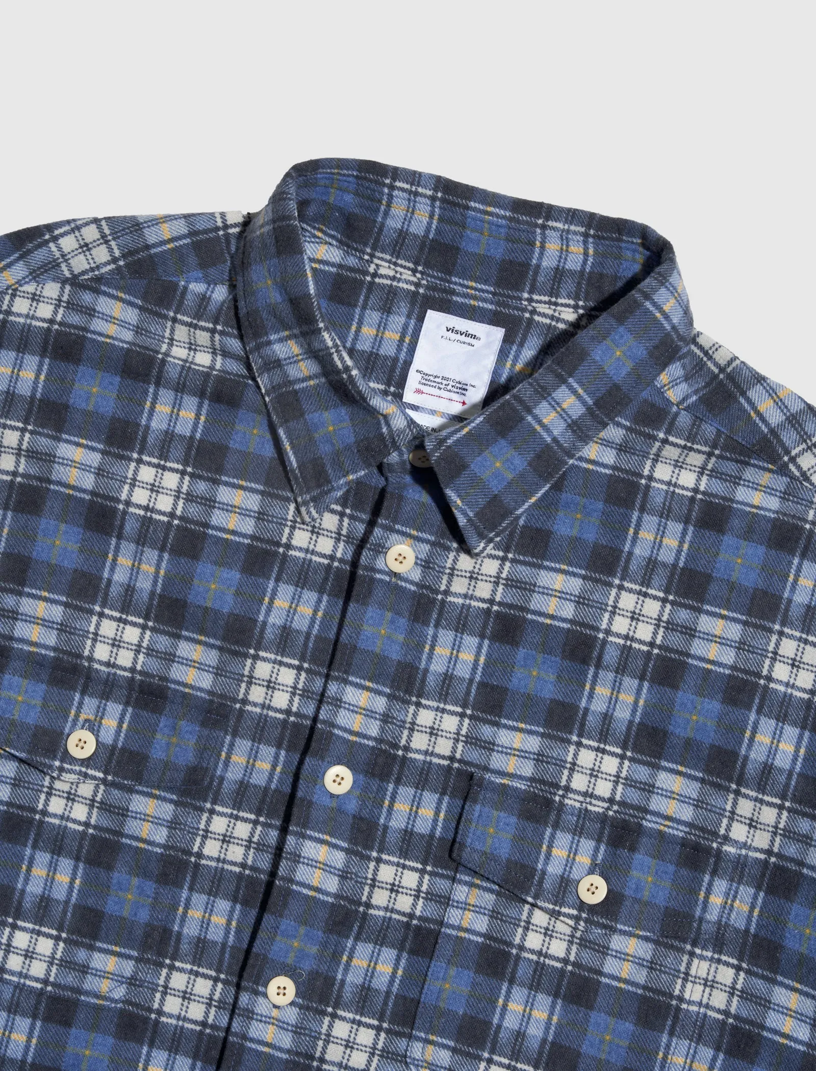 PIONEER KHADI CHECK LS SHIRT