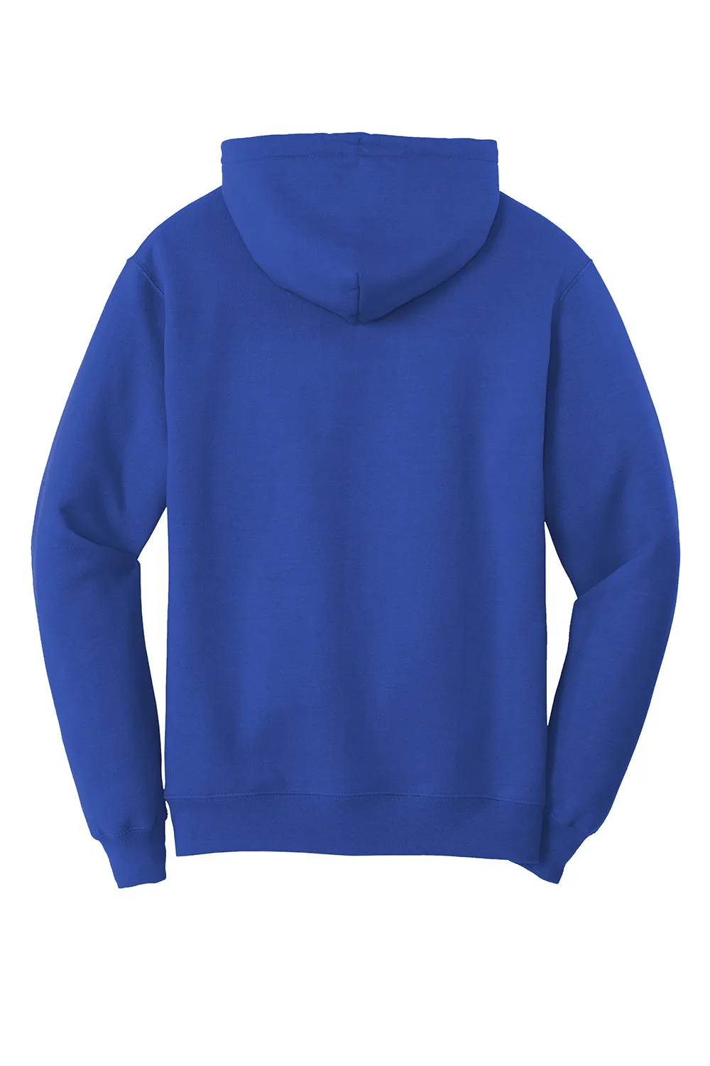 Port & Company Mens Core Pill Resistant Fleece Hooded Sweatshirt Hoodie w/ Pouch Pocket - True Royal Blue