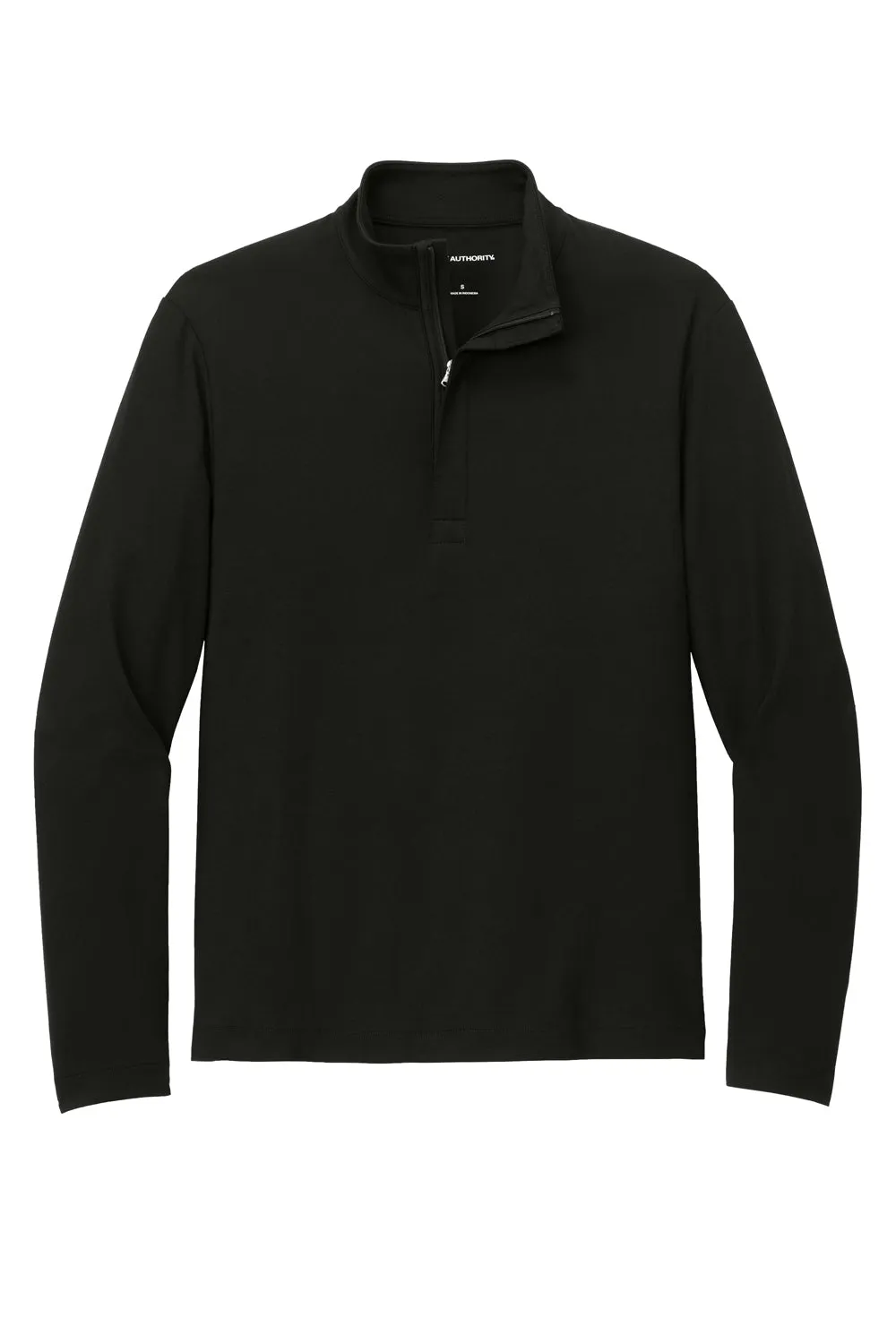 Port Authority Mens Fairway 1/4 Zip Sweatshirt - Deep Black