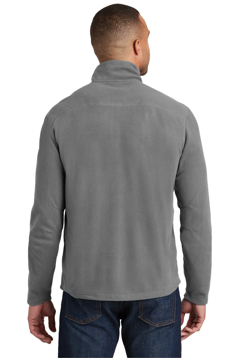 Port Authority Mens Pill Resistant Microfleece 1/4 Zip Sweatshirt - Pearl Grey