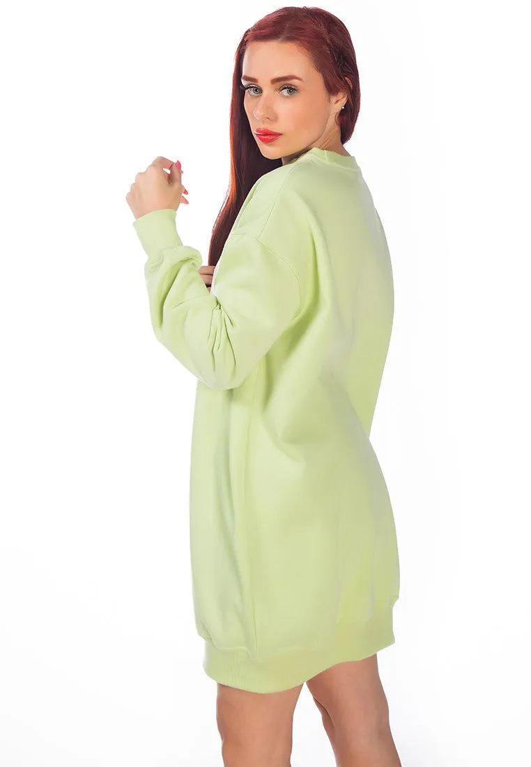 printed oversized live-in sweatshirt