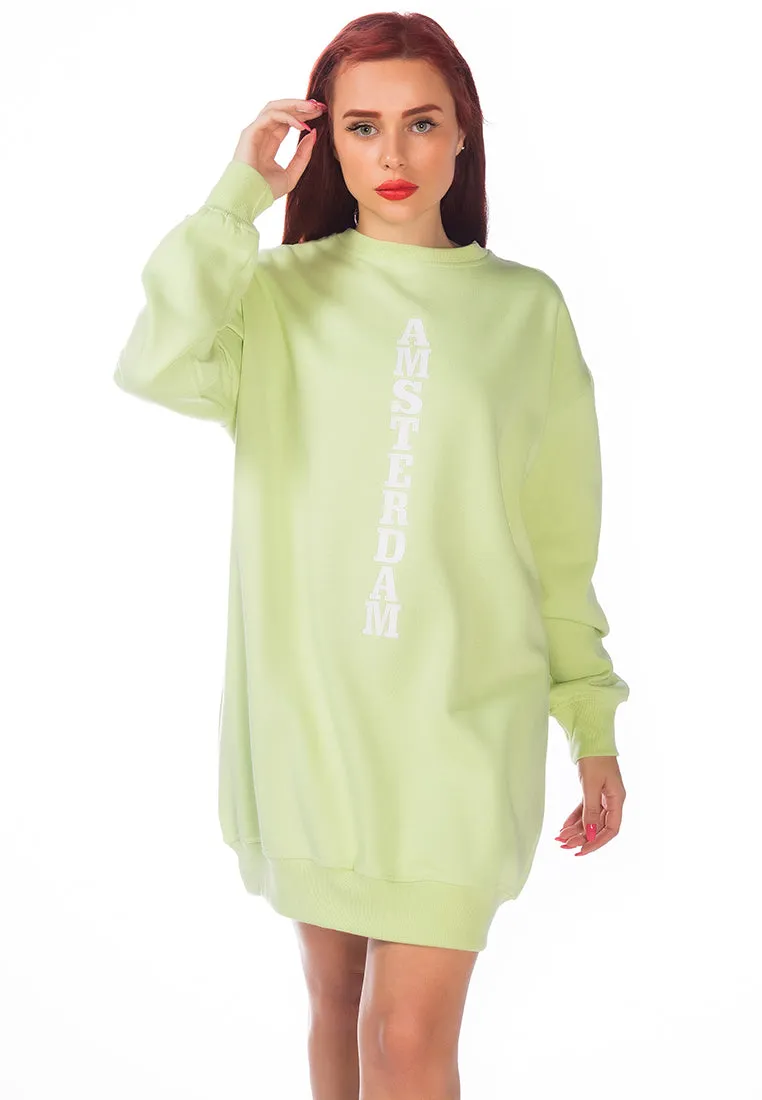 printed oversized live-in sweatshirt
