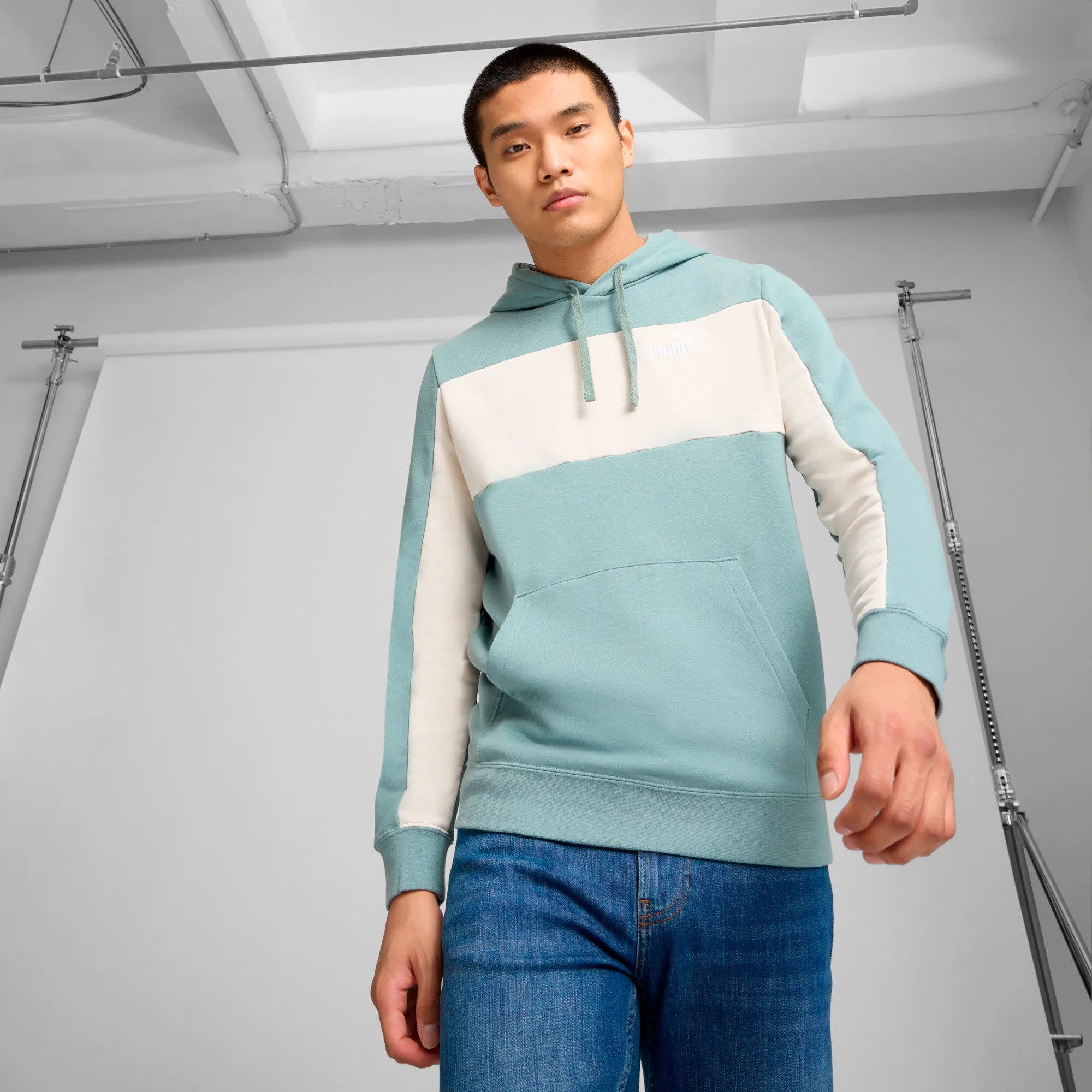 PUMA Men's Essentials Block Hoodie Men