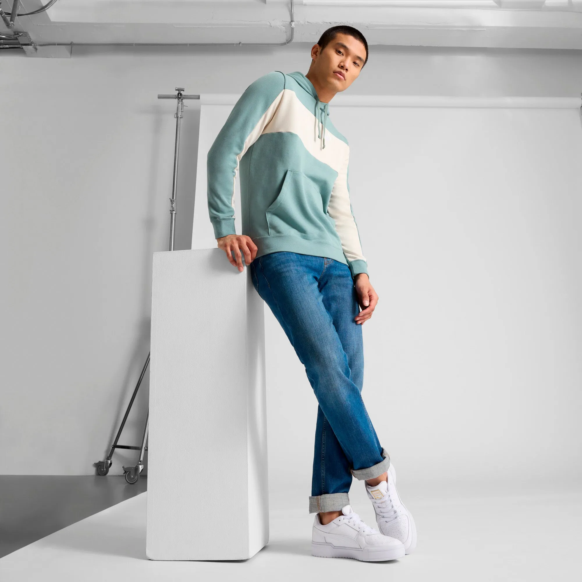 PUMA Men's Essentials Block Hoodie Men