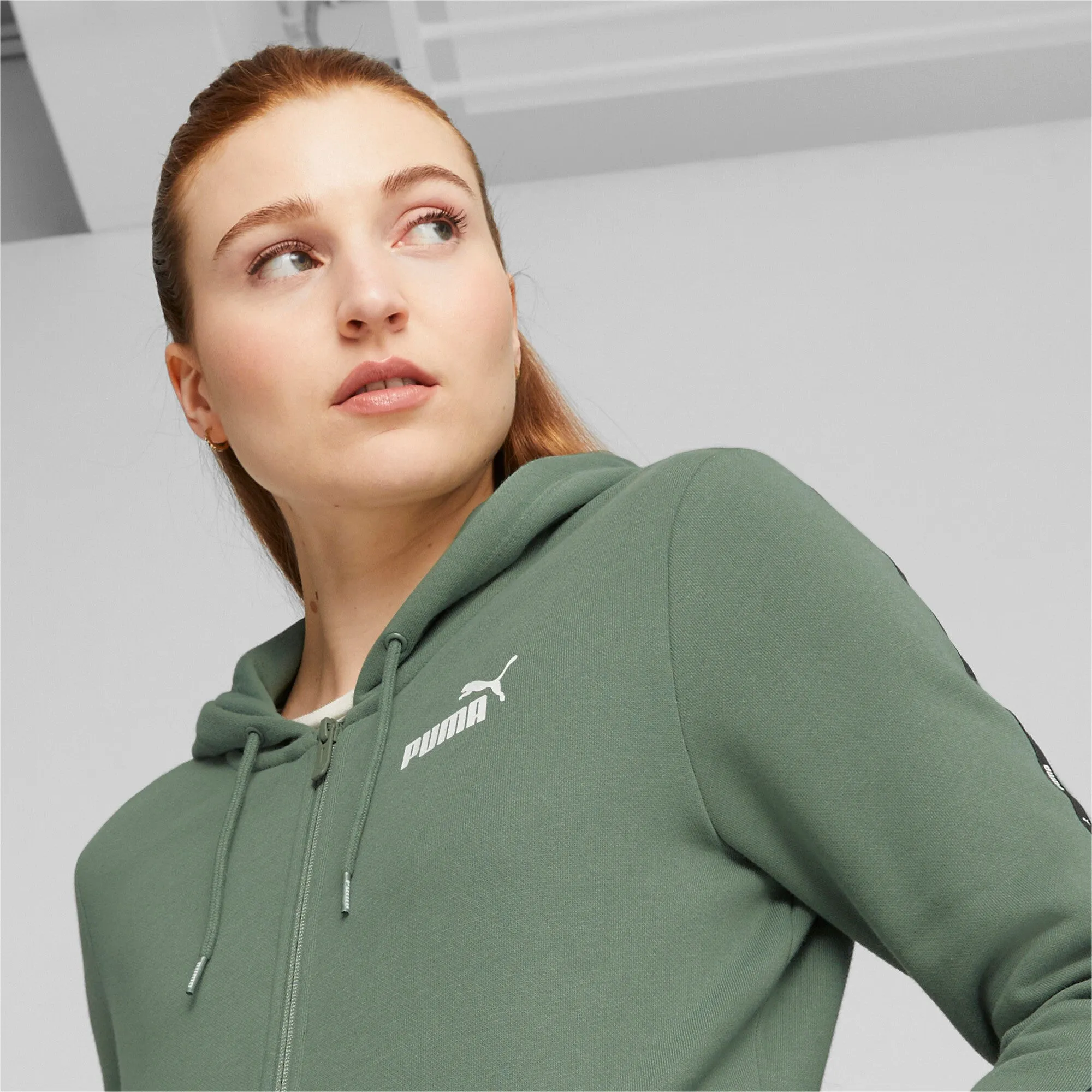 PUMA Women's Essentials TAPE Full-Zip Hoodie