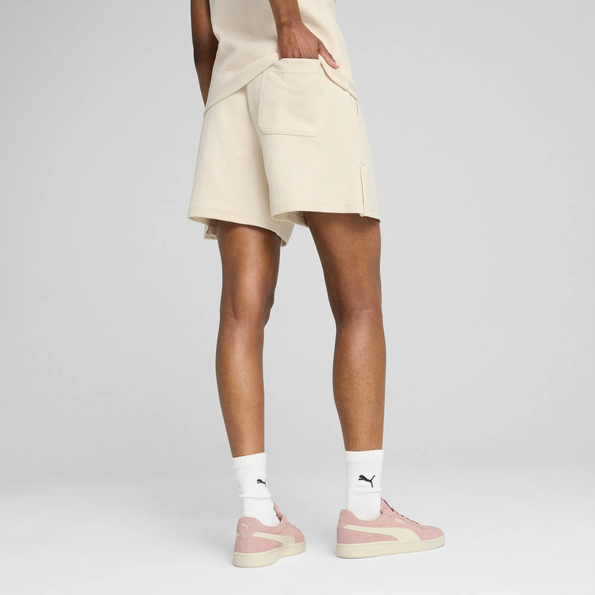 PUMA Women's HER 5" High-Waist Shorts Women