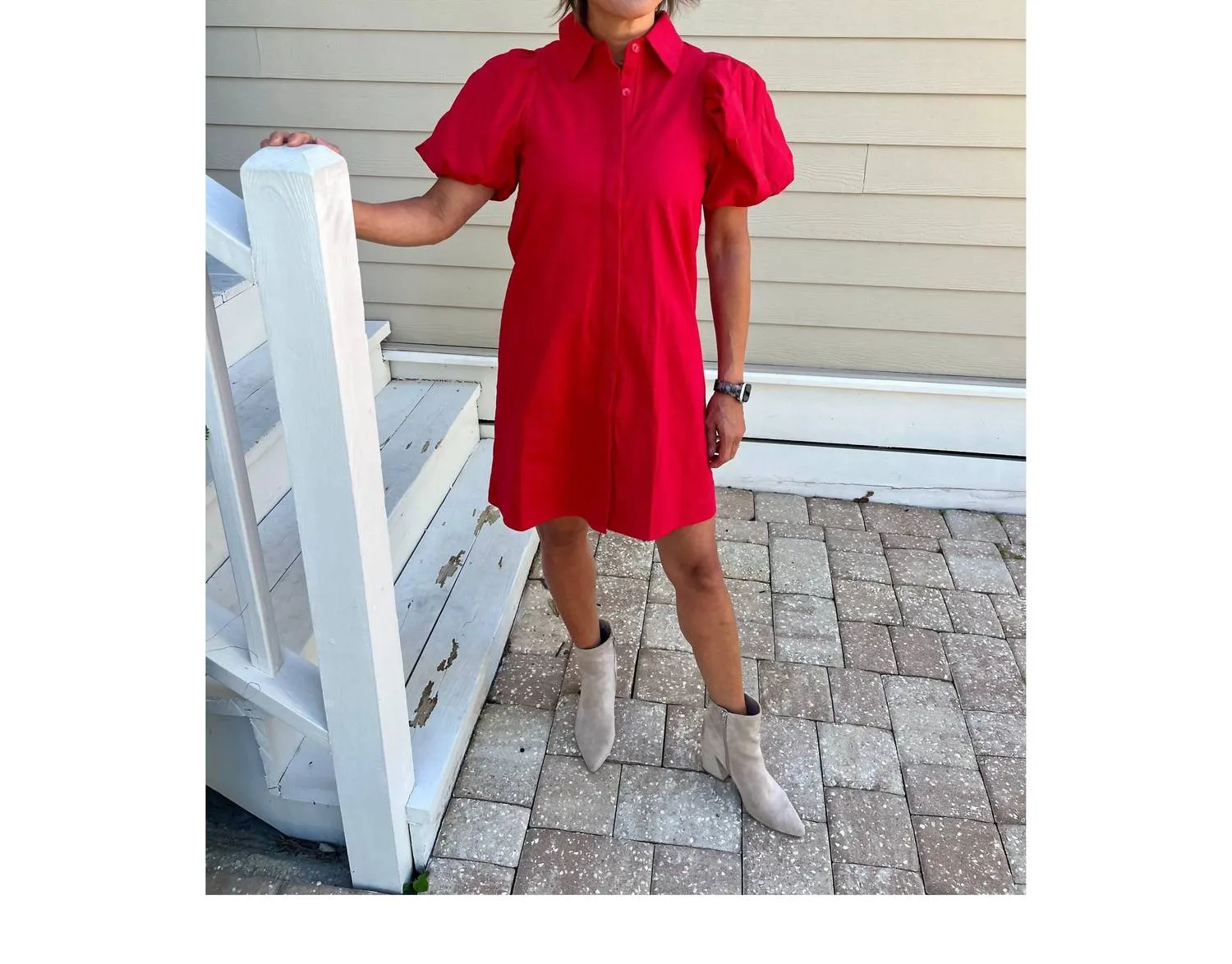 Rayna Dress In Red
