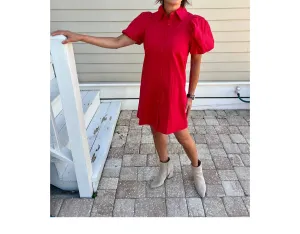 Rayna Dress In Red