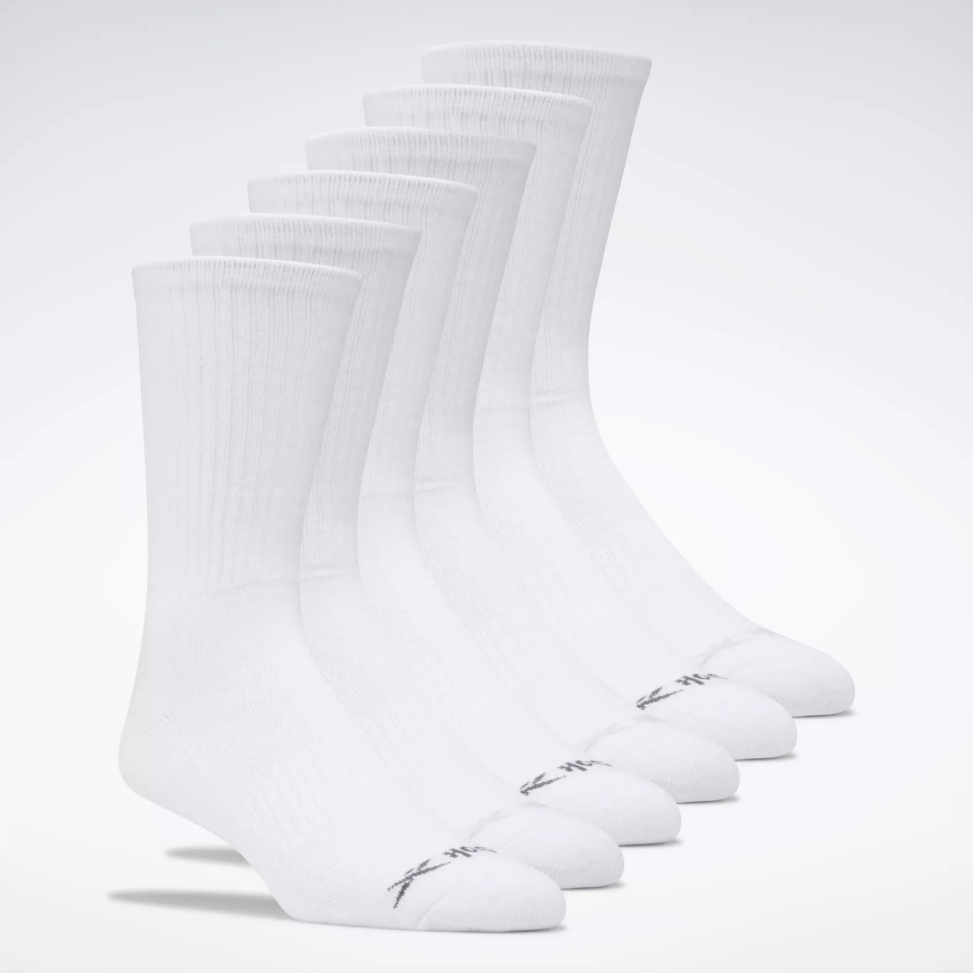 Reebok Accessories Men's Reebok Basic Crew Socks 6 Pairs