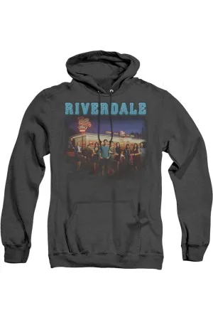 Riverdale Up At Pops Adult Heather Hoodie / Hooded Sweatshirt