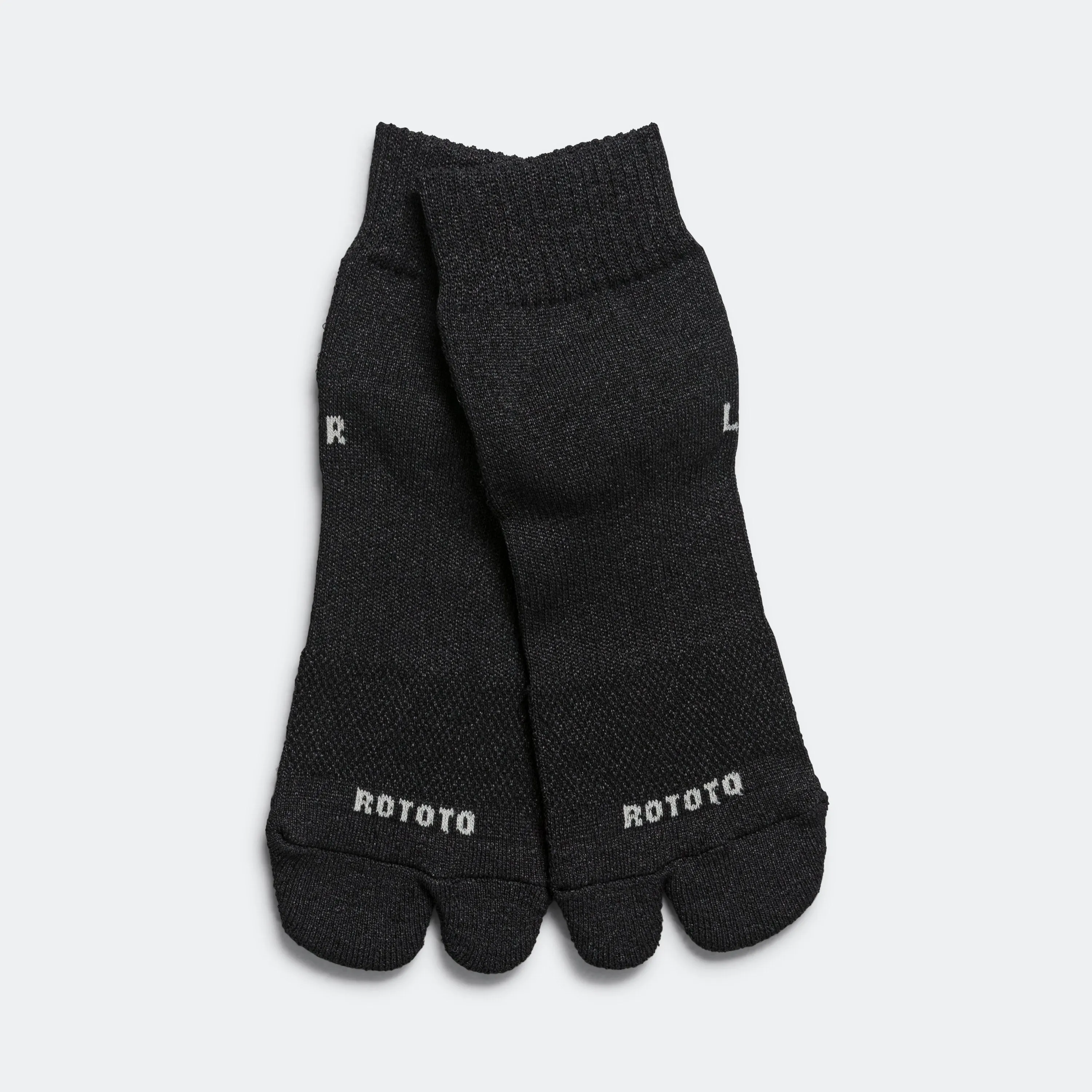 RoToTo Accessories Split-Toe Ankle Sock - Black