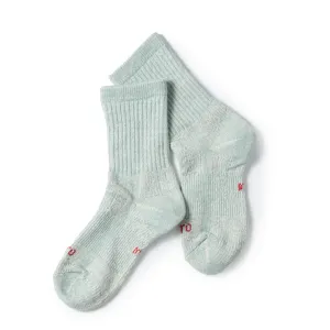 Rototo Double Face Mini Crew Socks Organic Cotton Light Blue RoToTo Accessories