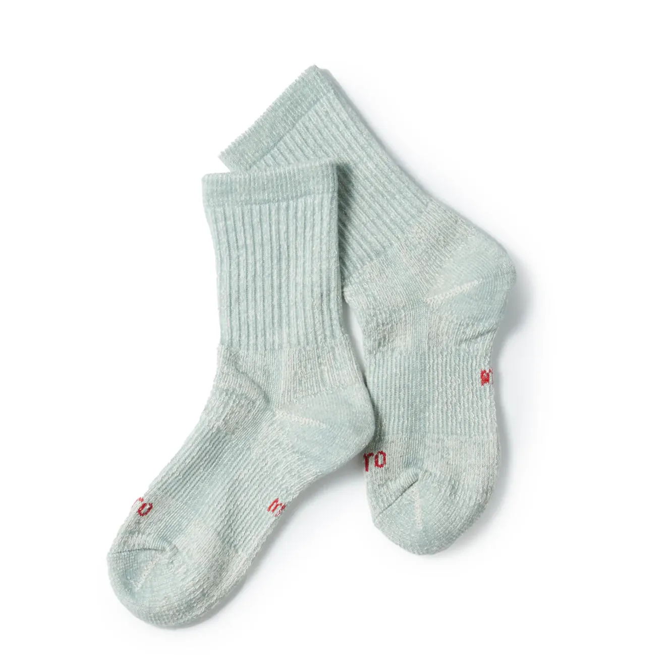 Rototo Double Face Mini Crew Socks Organic Cotton Light Blue RoToTo Accessories