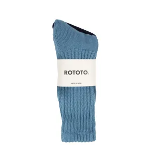RoToTo Loose Pile Socks Mid Blue RoToTo Accessories