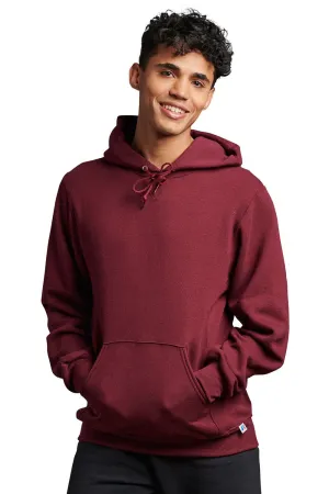 Russell Athletic Mens Dri-Power Moisture Wicking Hooded Sweatshirt Hoodie w/ Pouch Pocket - Maroon