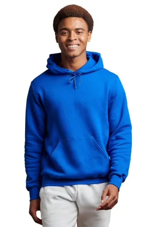 Russell Athletic Mens Dri-Power Moisture Wicking Hooded Sweatshirt Hoodie w/ Pouch Pocket - Royal Blue