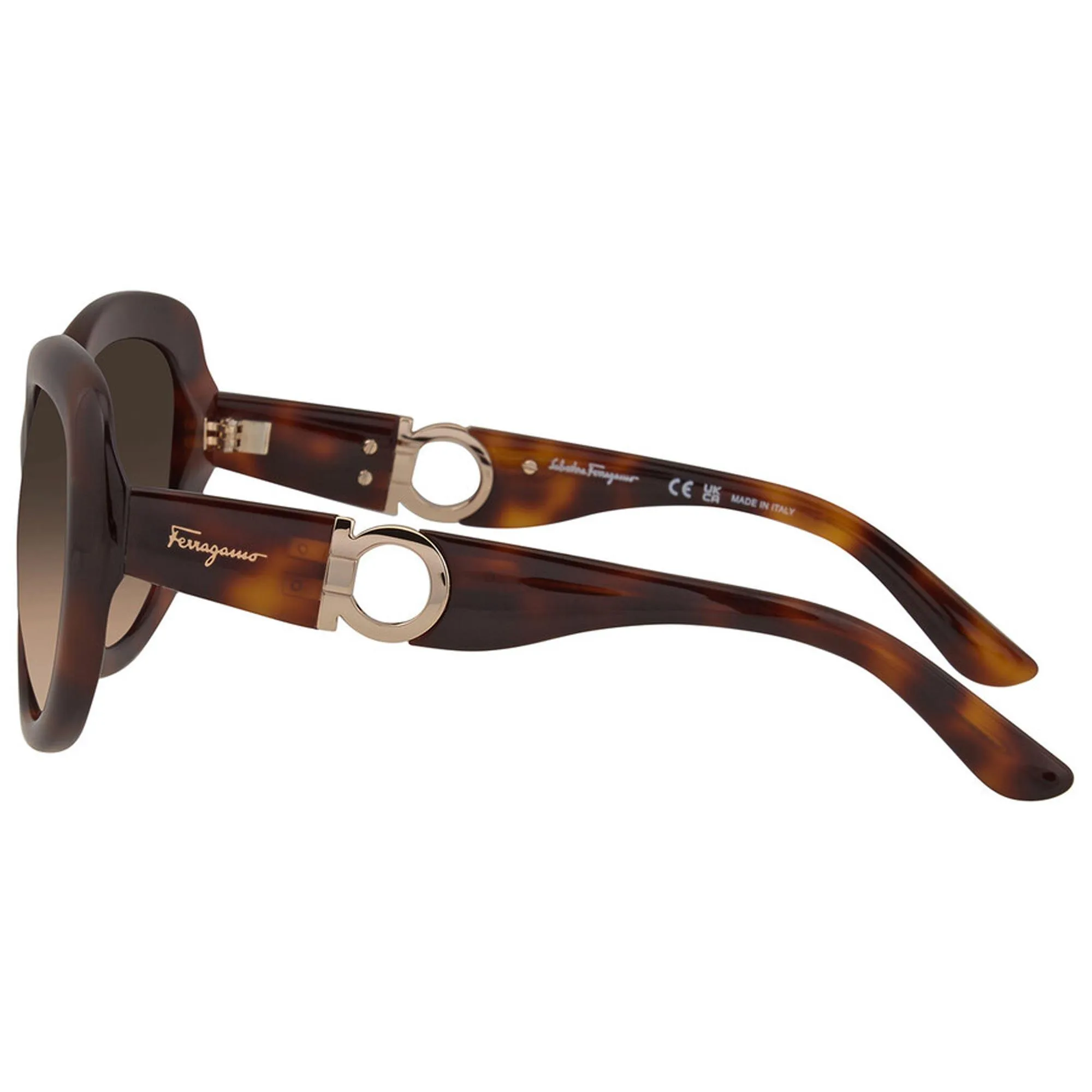 Salvatore Ferragamo Women's Sunglasses - Tortoise Cat Eye Shape Frame | SF727S 214 Salvatore Ferragamo Sunglasses