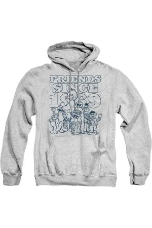 Sesame Street Friendshort Sleeveince Adult Pull Over Hoodie