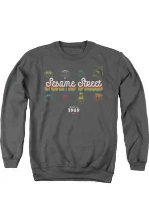 Sesame Street Made In 1969 Adult Crewneck Sweatshirt