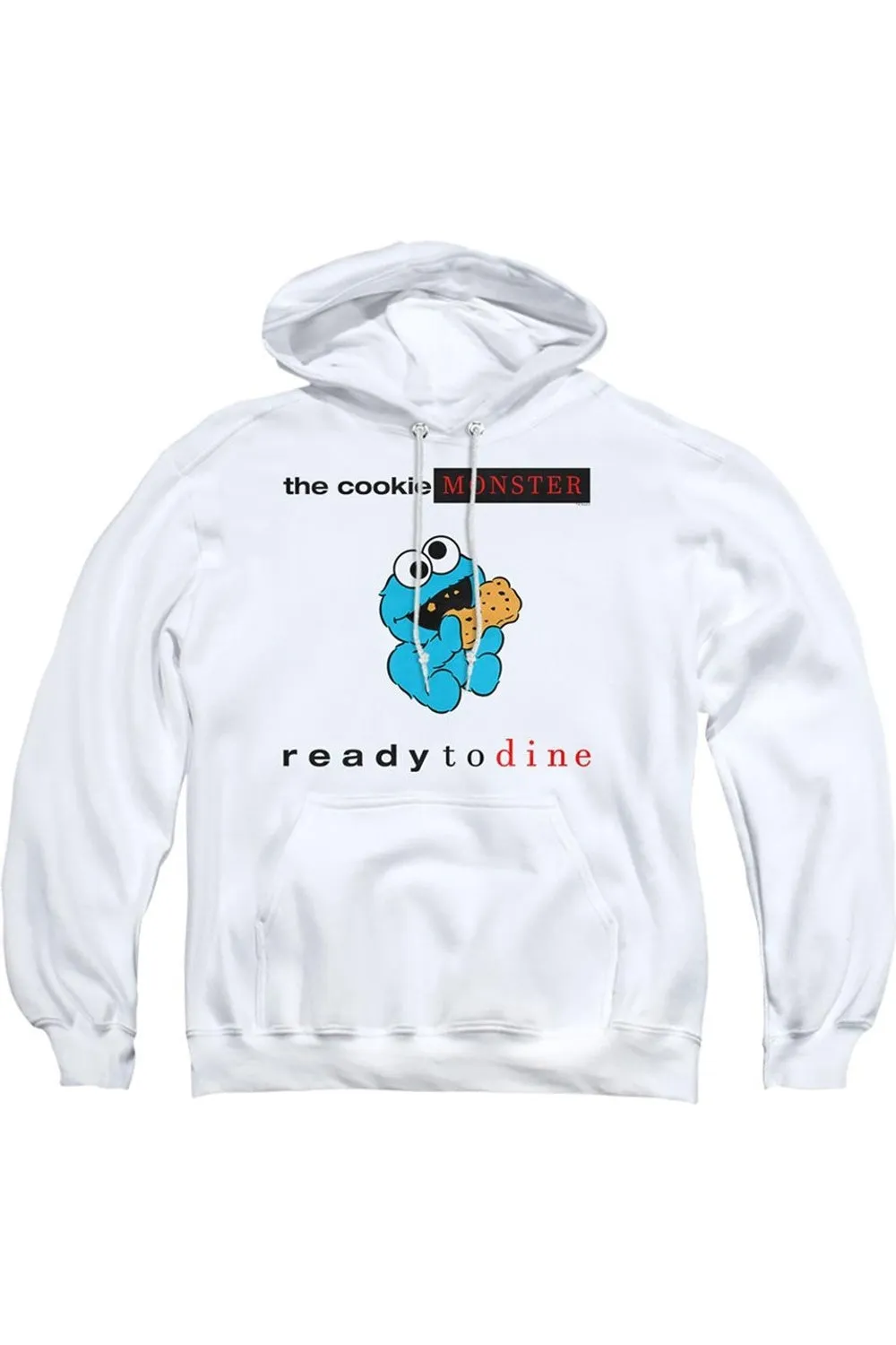 Sesame Street Ready To Dine Adult Pull Over Hoodie