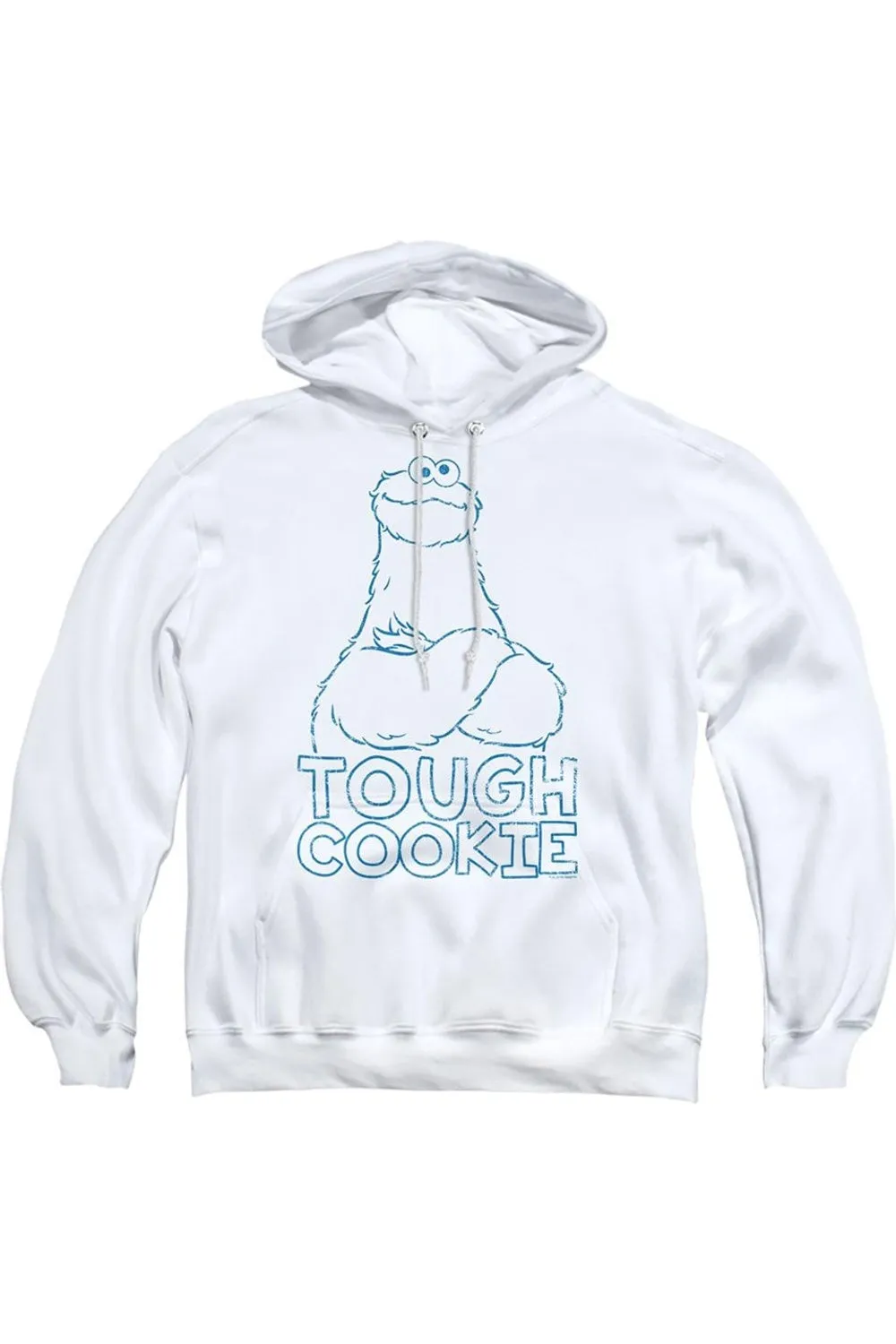 Sesame Street Tough Cookie Adult Pull Over Hoodie