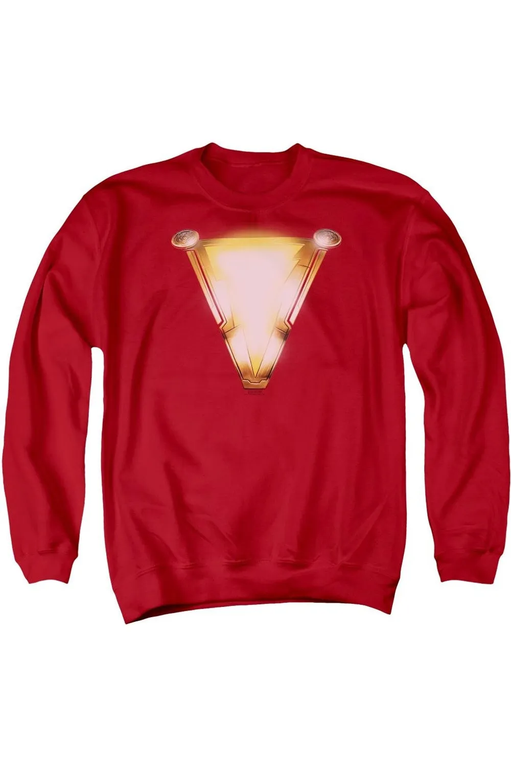 Shazam Movie Bolt Adult Crewneck Sweatshirt