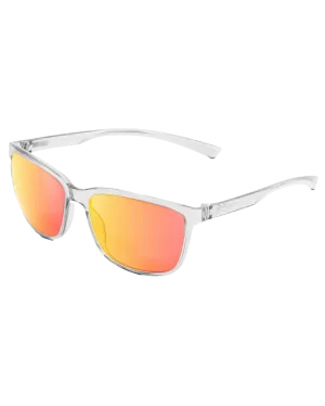 Sinner Sunglasses Komo Sunglasses in Matte Cry Clear & Orange Oil