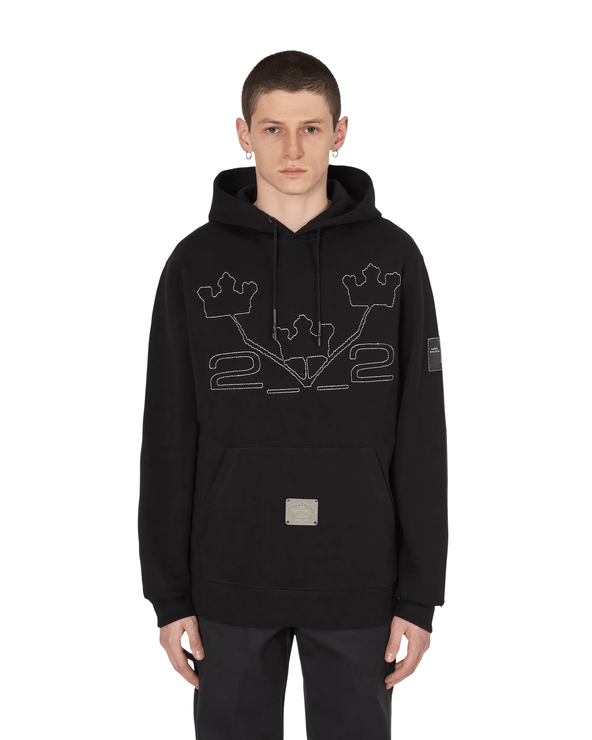 Slam Jam Hooded Sweatshirt Black