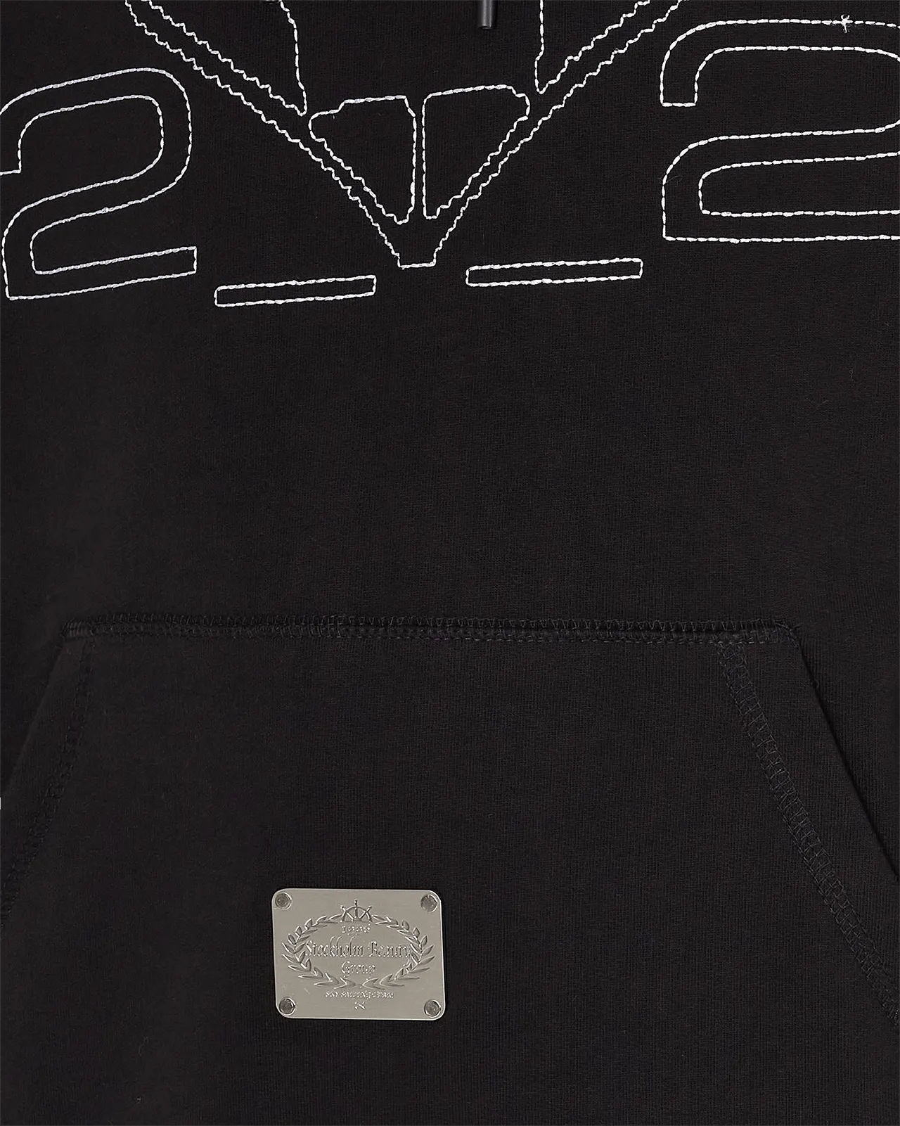Slam Jam Hooded Sweatshirt Black
