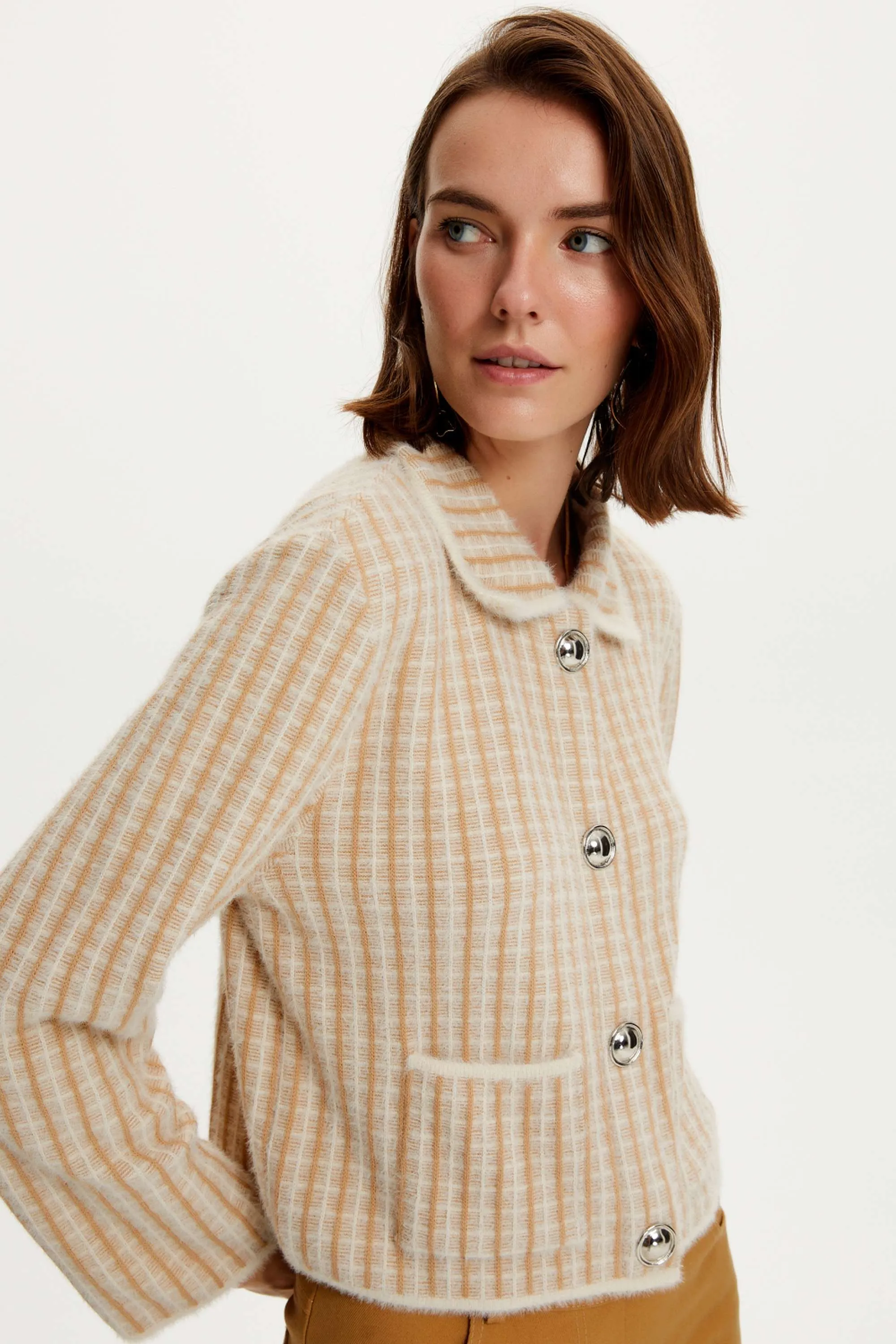 Snap Closure Box Jacket
