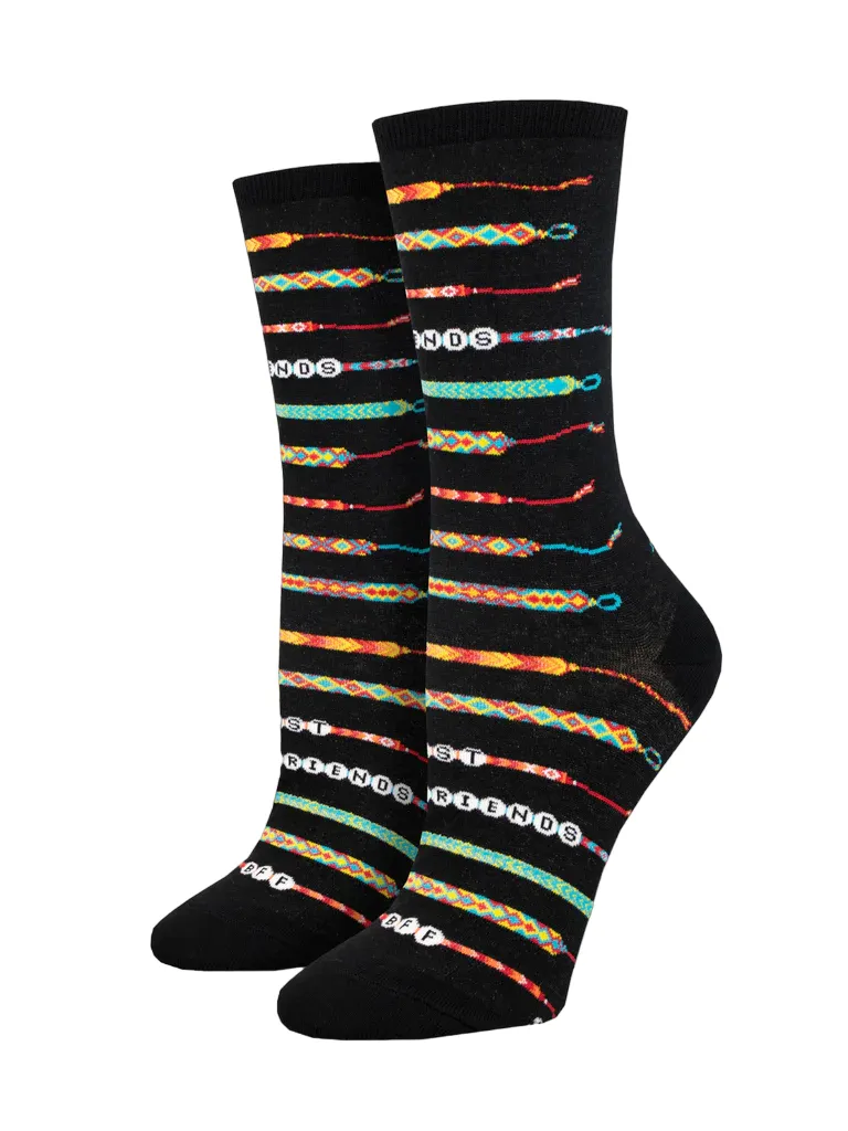 Socksmith Socks Friendship Bracelet - Black