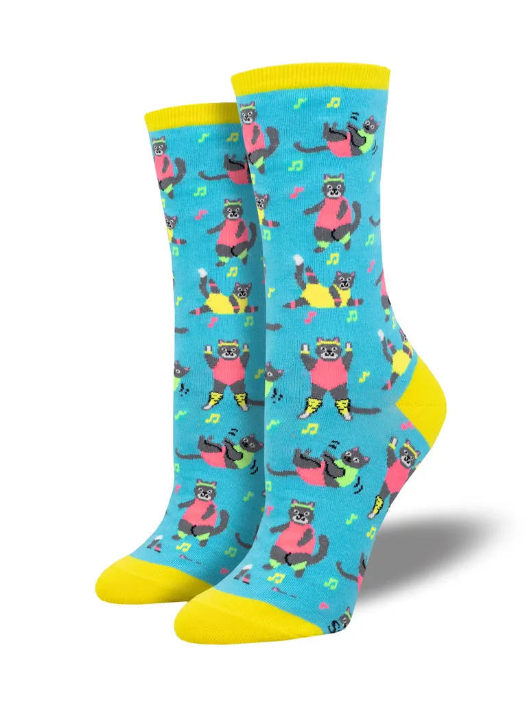 Socksmith Socks Jazzercise Cats - Blue