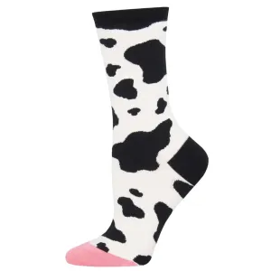 Socksmith Socks Moooo! - White