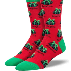 Socksmith Socks Naughty - Red