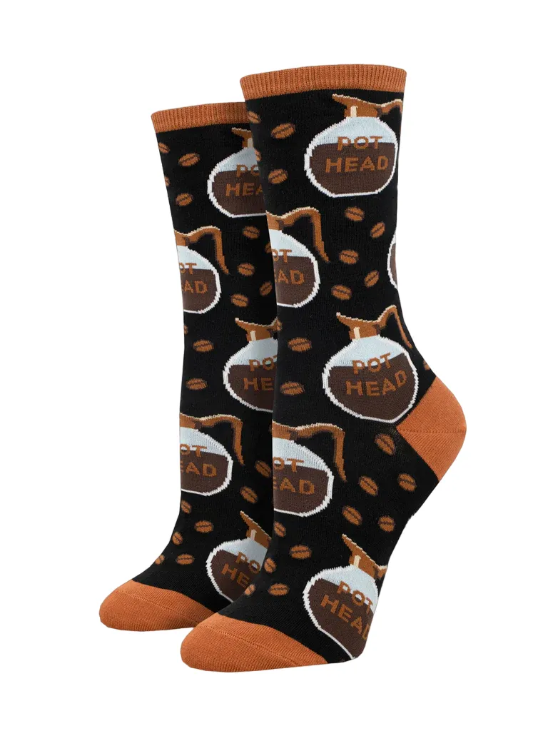 Socksmith Socks Pot Head - Black