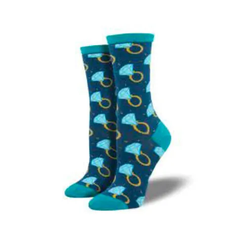 Socksmith Socks Put A Ring On It-Steel Blue