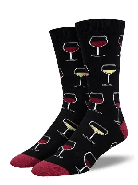 Socksmith Socks Sip Sip Hooray - Black