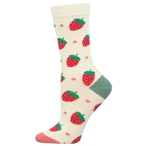 Socksmith Socks Strawberry Delight - Ivory