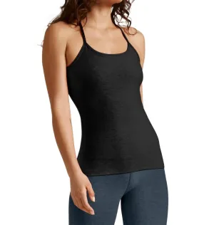 Spacedye Slim Racerback Camisole In Black