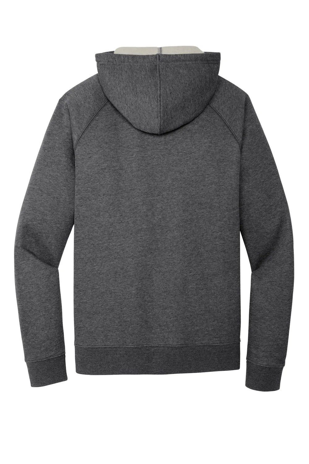 Sport-Tek Mens Drive Fleece Full Zip Hooded Sweatshirt Hoodie w/ Pockets - Heather Graphite Grey