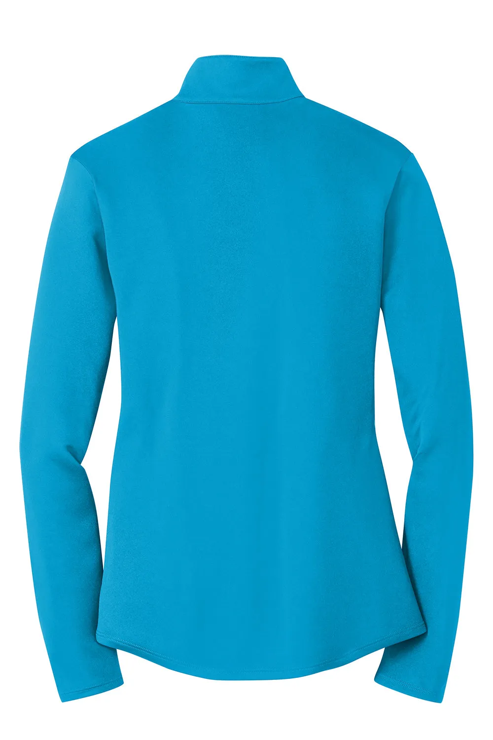 Sport-Tek Womens Competitor Moisture Wicking 1/4 Zip Sweatshirt - Atomic Blue