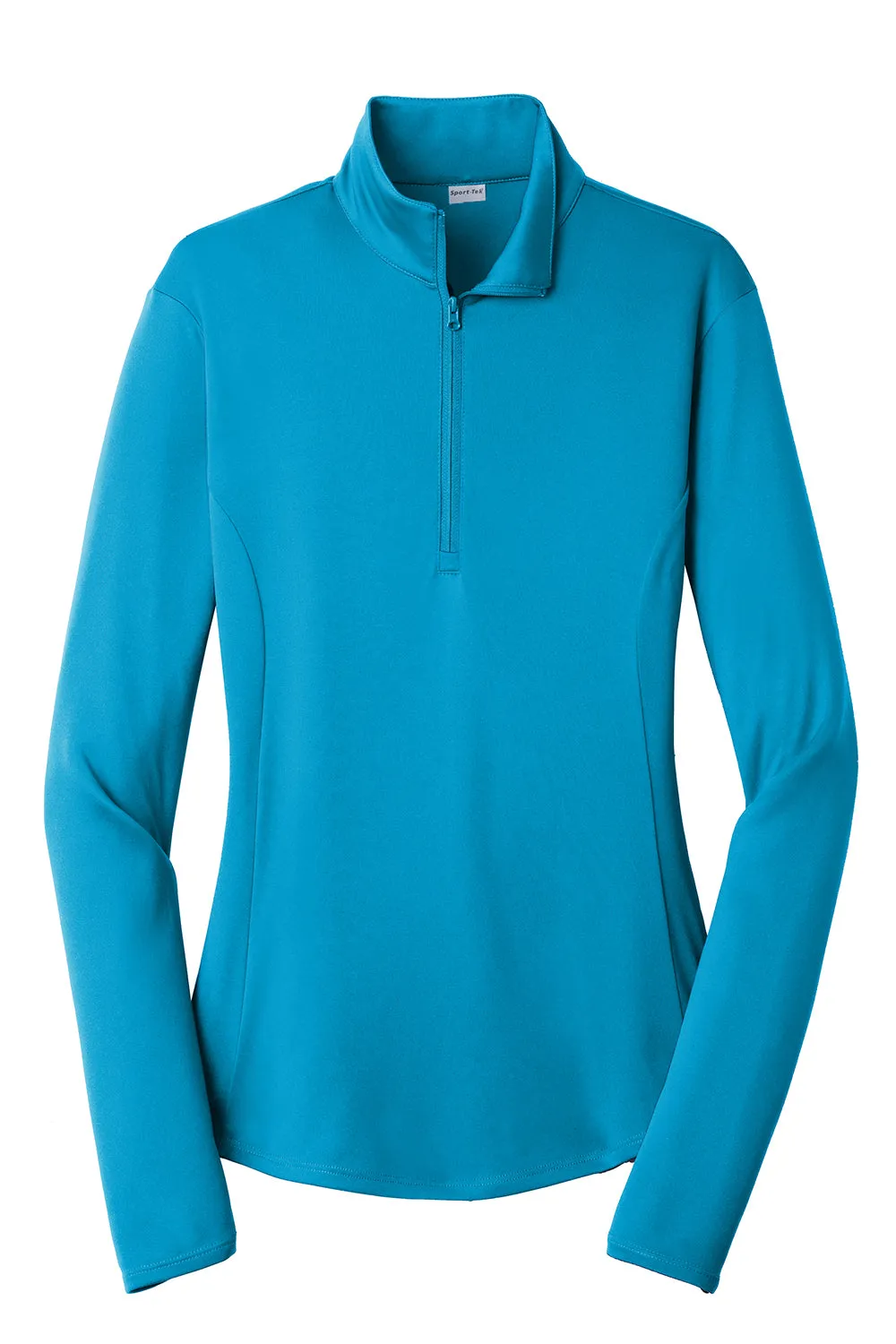 Sport-Tek Womens Competitor Moisture Wicking 1/4 Zip Sweatshirt - Atomic Blue
