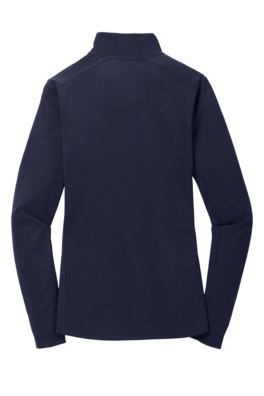 Sport-Tek Womens Sport-Wick Moisture Wicking 1/4 Zip Sweatshirt - True Navy Blue