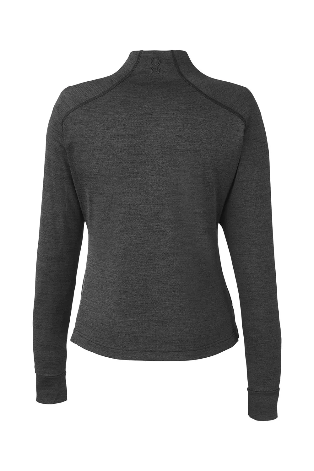 Spyder Womens Mission 1/4 Zip Sweatshirt w/ Pockets - Black