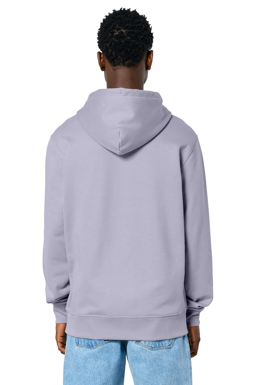 Stanley/Stella Mens Cruiser 2.0 Hooded Sweatshirt Hoodie w/ Pouch Pocket - Lavender Purple