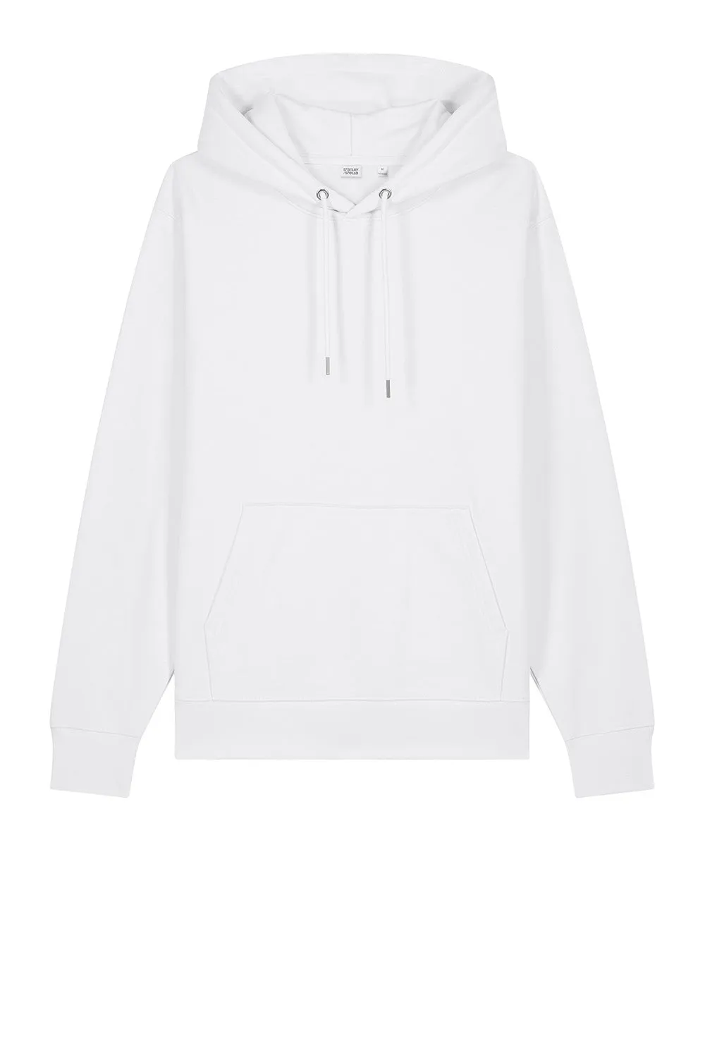 Stanley/Stella Mens Cruiser 2.0 Hooded Sweatshirt Hoodie w/ Pouch Pocket - White