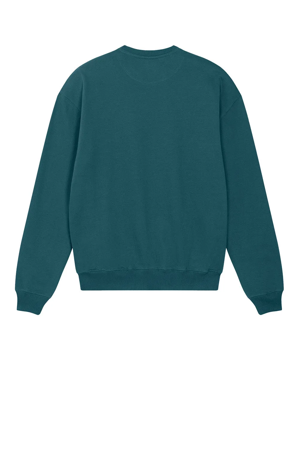 Stanley/Stella Mens Ledger Dry Crewneck Sweatshirt - Stargazer Blue